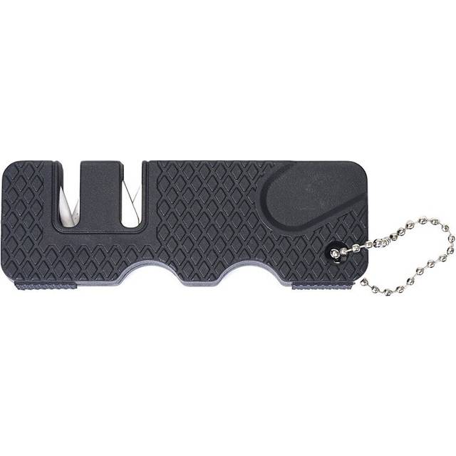 (a-black style 3 Length 23cm) Double Sided Folded Pocket Sharpener Diamond Knife Sharpening Stone Kitchen Outdoor Trekking Survival Barbecue Portable