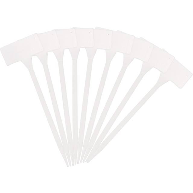 40Pcs Outdoor Plant Label,Waterproof Plastic T-Type Tags, Nursery Garden Markers,Perfect for Herbs,Flowers
