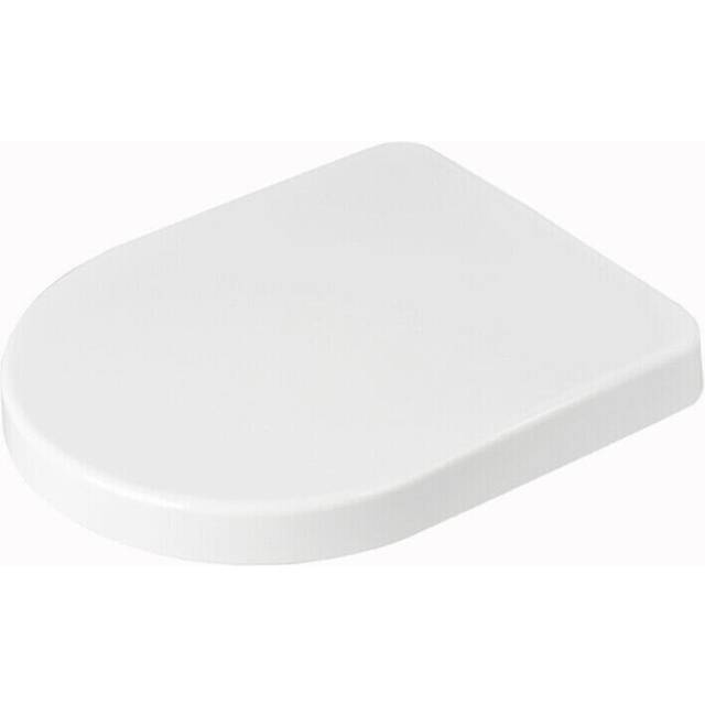 (Middle 445mm) D Shape Toilet Seat 435 - 465 Lengths - Slow Close - Quick Release