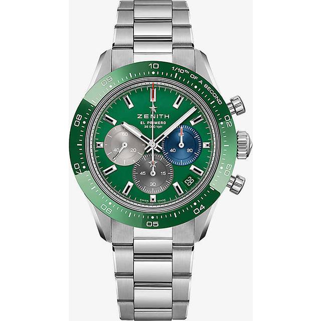 Zenith Unisex Green 03.3119.3600/56.m3100 Chronomaster Sport Stainless-steel Automatic Watch 1 Size - GREEN