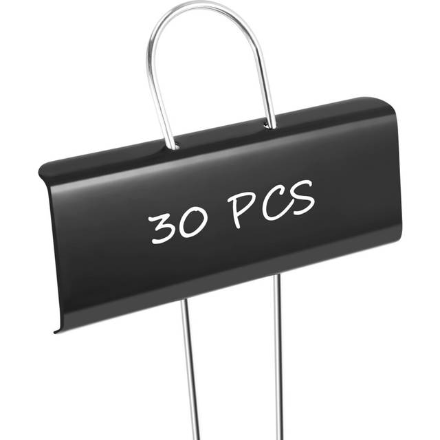 30 Pcs Metal Plant Labels Weatherproof Garden Markers Reusable Nursery Tags for Vegetables Herb Flower Greenhouse Black