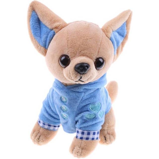 "Stuffed Dog Puppy Toy  Soft Doll Animal Pillow Birthday Gift Present Cute Ornaments Decoration Handicraft House Desktop  Prop,17cm/6.7"""