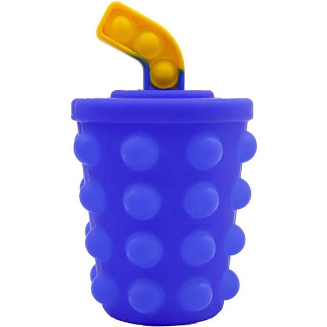 (Style D) Silicone 3D Burger Coca Cola Owl Rat Killer Pioneer Press Bubble Decompression Tool Fingertip Decompression Toy Creative Toy