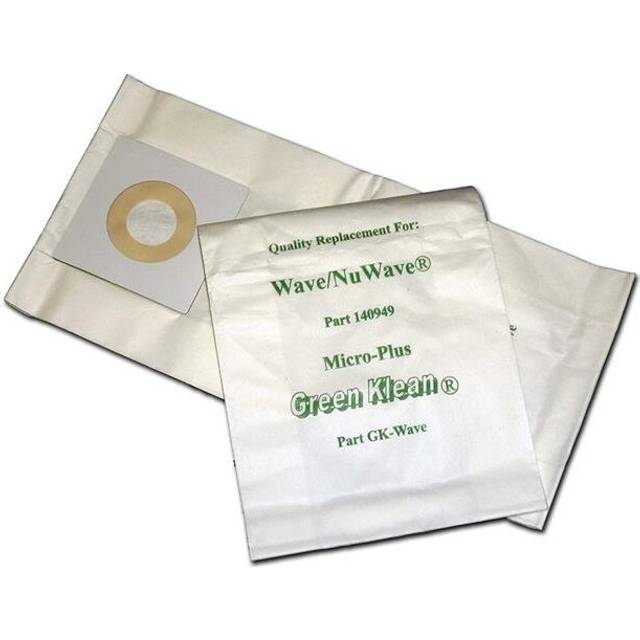 Green Klean GK-Wave Windsor NuWave, Wave & Ivacuum Replacement Vacuum Bags - 10 per Case - Case of 10