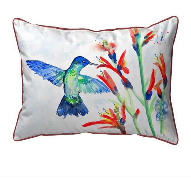 20 x 24 in. Hummingbird & Fire Plant Extra Large Pillow