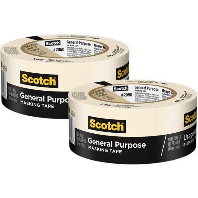 3M MMM205048MP-2 48 mm General Masking Tape - Pack of 2