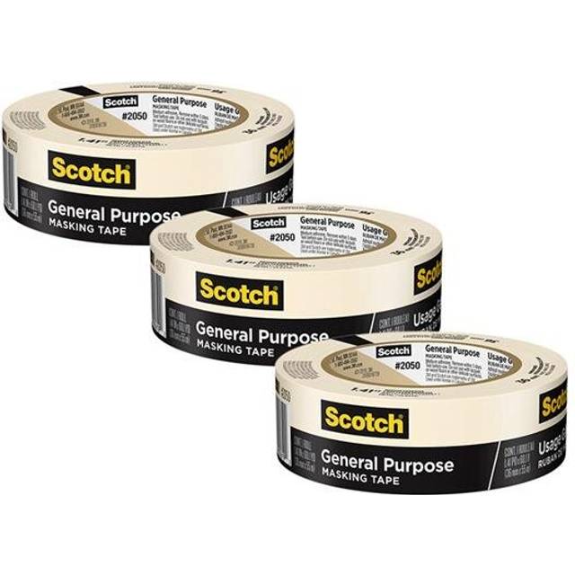 3M MMM205036AP-3 Masking Tape - 36 mm General - Pack of 3