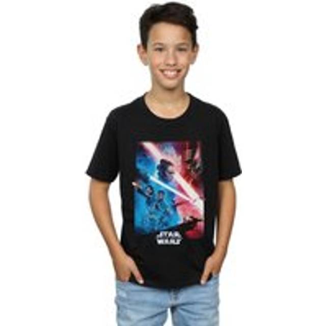 The Rise Of Skywalker Theatrical Poster T-Shirt - Black - 12-13 Years
