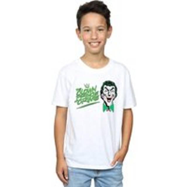 Batman Joker The Clown Prince Of Crime T-Shirt - White - 3-4 Years