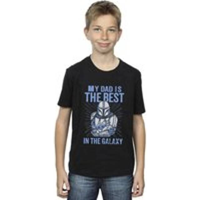 Mandalorian Best Dad T-Shirt - Black - 3-4 Years