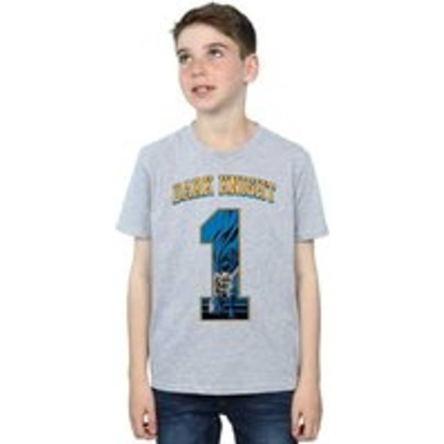 Batman Football Dark Knight T-Shirt - Grey - 7-8 Years
