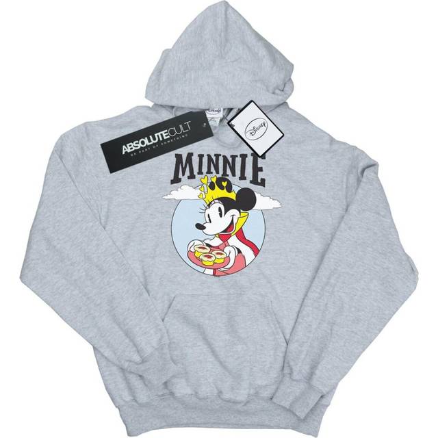 (L, Sports Grey) Disney Mens Minnie Mouse Queen Hoodie