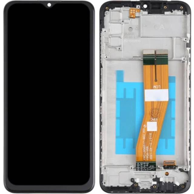 Compatible with Samsung Galaxy A03s (A037F) Complete lcd with frame in Black (UK Version)Part no: GH81-21232A