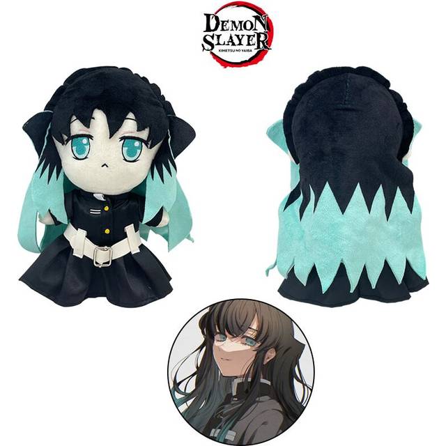 Slayer Tokitou Demon Muichiro Plush Stuffed Toy Cute Doll Room Decor Fan Anime
