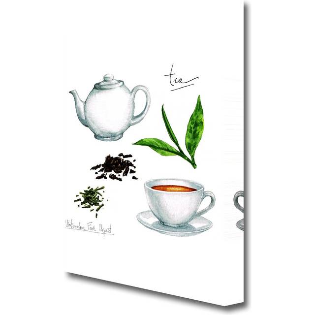 Tea Selection Kitchen - Wrapped Canvas Painting Print (142.2 cm H x 101.6 cm W)