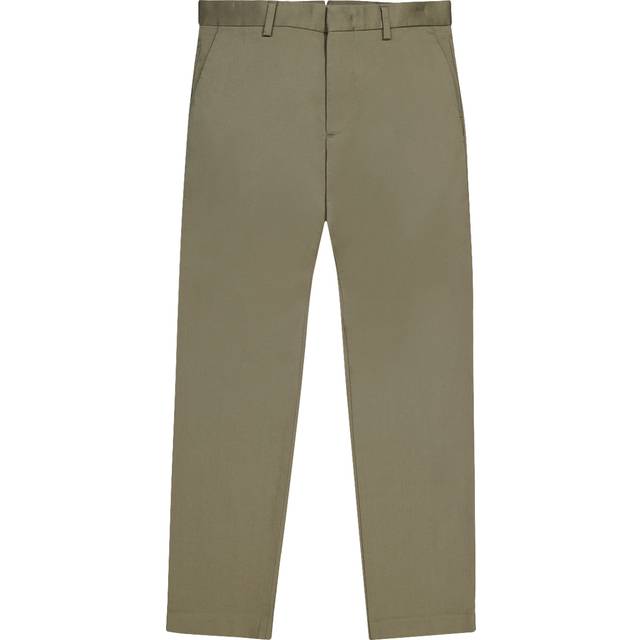 NN07 Theo Regular Fit Stretch Chinos Capers Green
