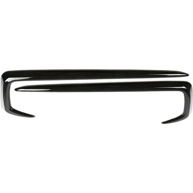2Pcs Gloss Black Exterior Front Fog Light Lamp Cover Trim Fit for 2019-2020