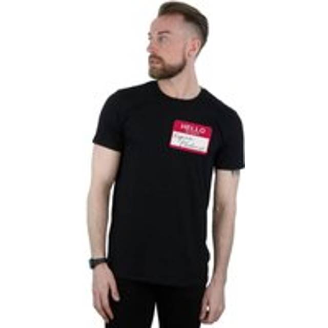 (XXL, Black) Friends Mens Regina Phalange Name Tag T-Shirt