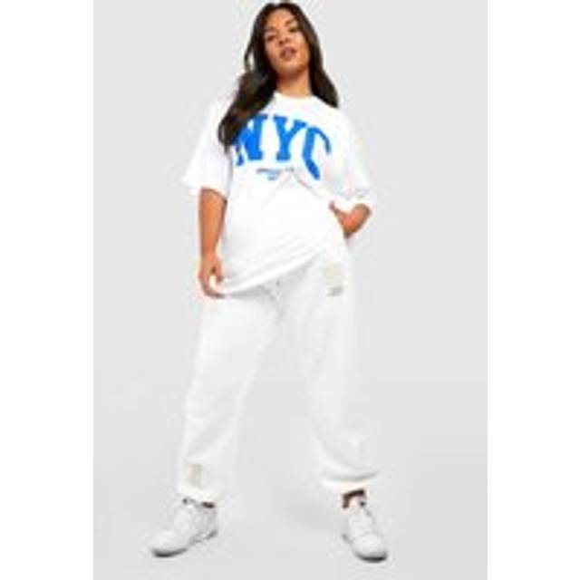 Womens Plus Nyc Oversized T-Shirt - White - 22, White
