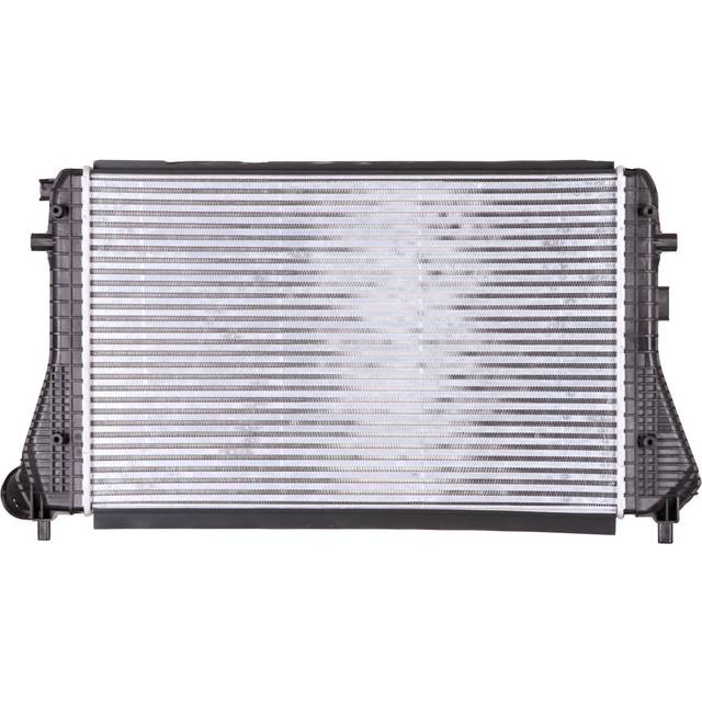 NISSENS 96234 Intercooler Laddluftkylare Anslutning höger, vinklad utan snabbkoppling VOLKSWAGEN: Passat B7 Variant