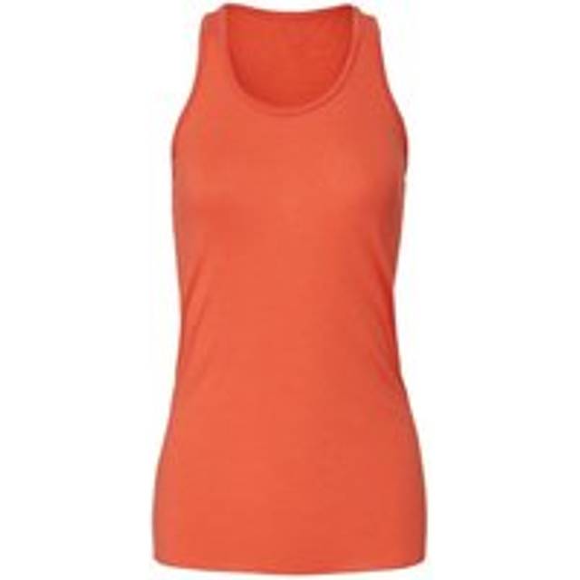(16 UK, Coral) Bella + Canvas Womens/Ladies Flowy Racerback Tank Top