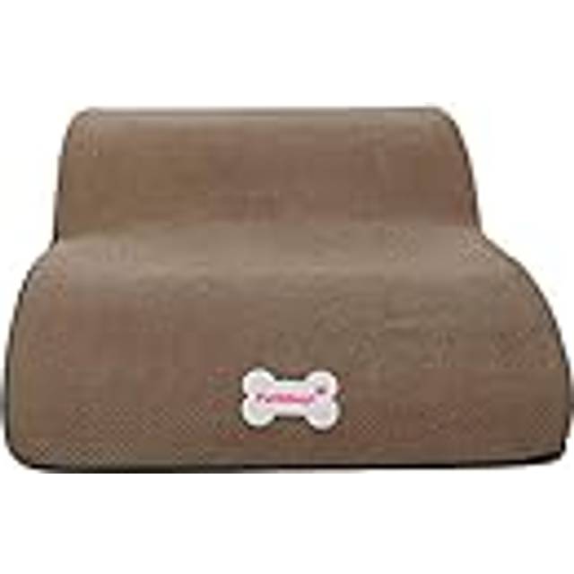 Hund trappor - hög densitet svamp 2 lager lutning husdjur trappor steg hund ramp soffa säng avtagbar stege tvättbar husdjur stege, räcke för hund och katt, 55 x 40 x 25 cm