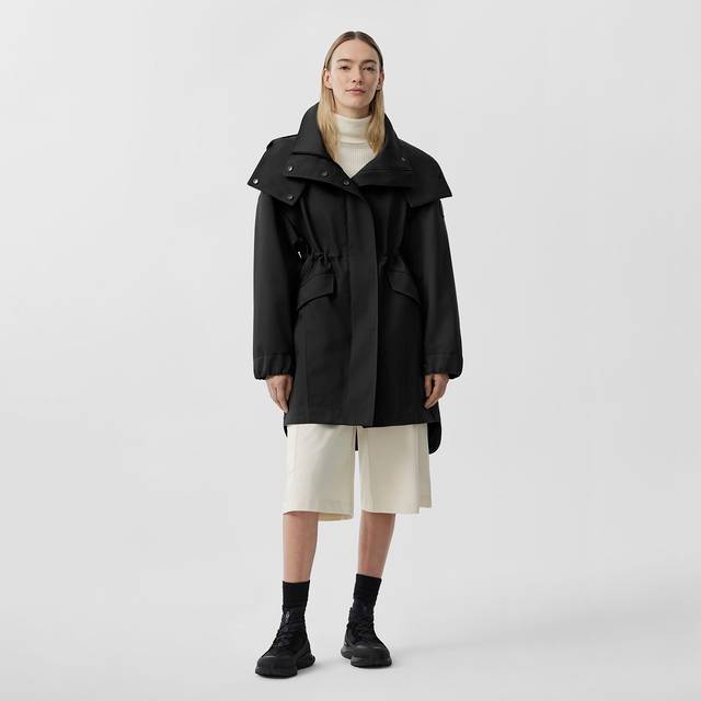 Olivine Coat - BLACK - X-Small