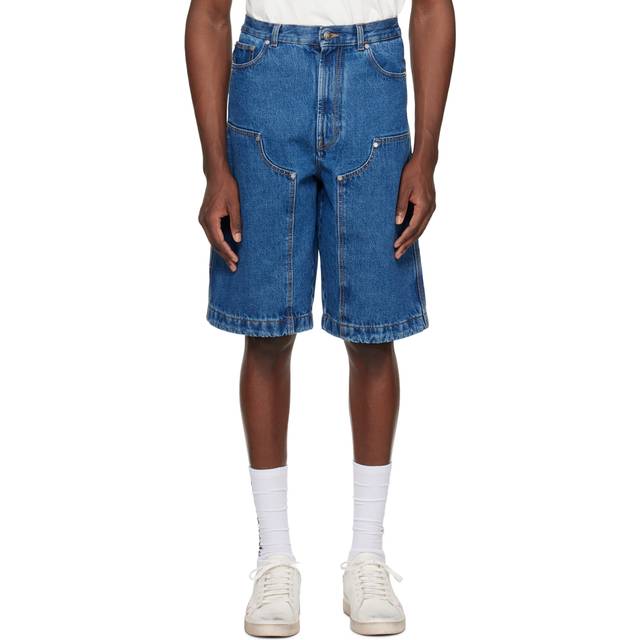 Multipocketed Mid Wash Denim Shorts size 30 (30)