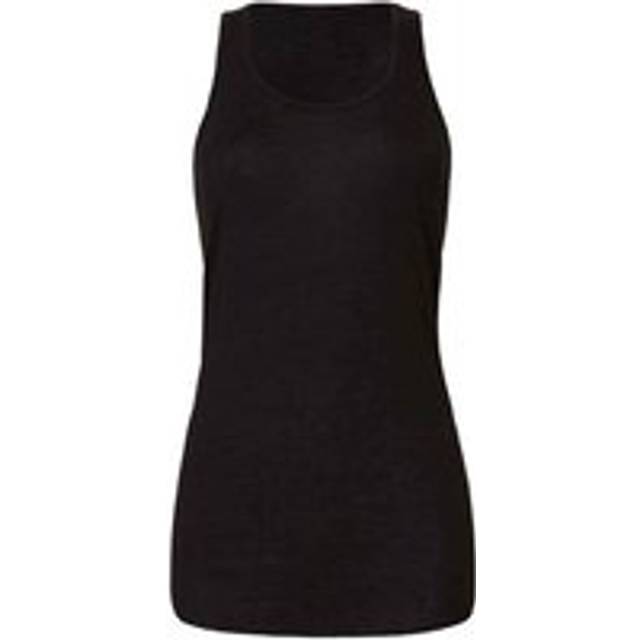 (12 UK, Black) Bella + Canvas Womens/Ladies Flowy Racerback Tank Top