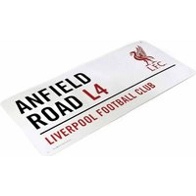 Liverpool Official Anfield Road L4 Metal Street Sign - Multi-Colour