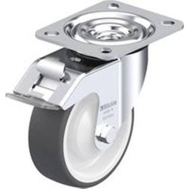 Blickle wheel Ø 100 mm, max. load 250 kg, wheel Ø 100 mm, max. load 250 kg, swivel castor with wheel stop
