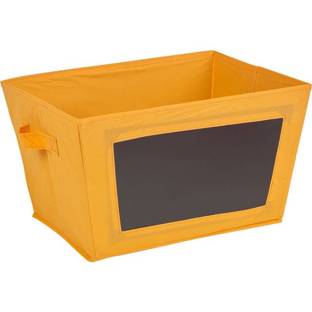 (Orange, 1 Box) Collapsible Fabric Storage Bedroom Drawer Box