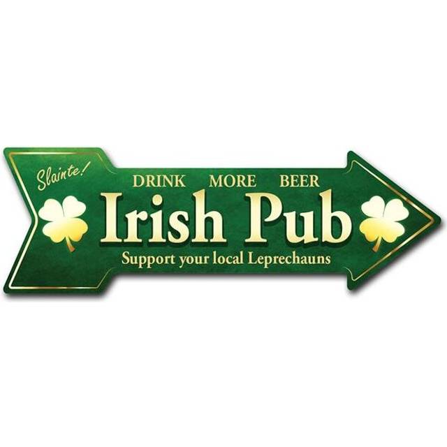 SignMission D-A-12-999797 12 x 36 in. Indoor & Outdoor Decor Direction Sticker Vinyl Wall Decals - Irish Pub - 24 in.