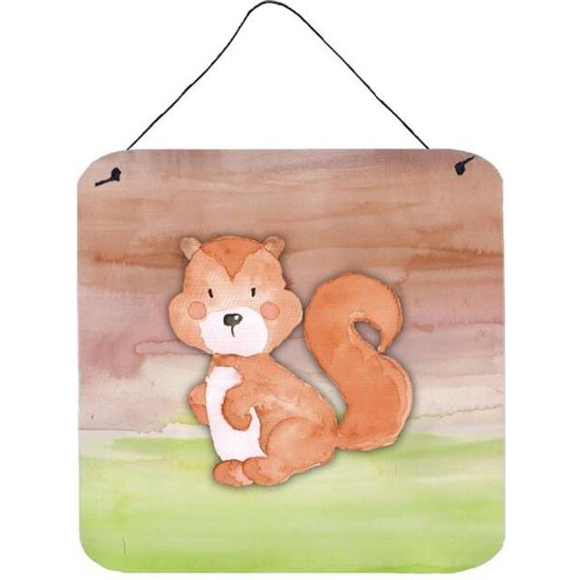 Squirrel Watercolor Wall or Door Hanging Prints