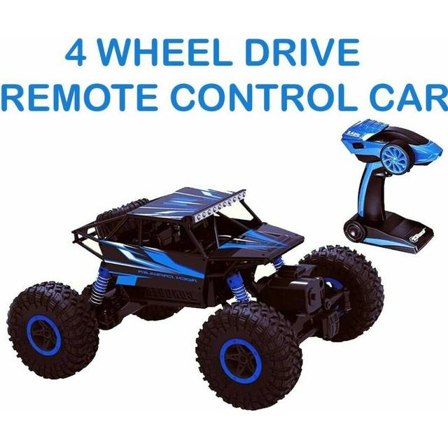 Top Race Remote Control Car For Adults & Kids - RC Monster Truck Buggy With High Speed - Off Road Rock Crawler - Electric 4WD Racing Vehicle Toy