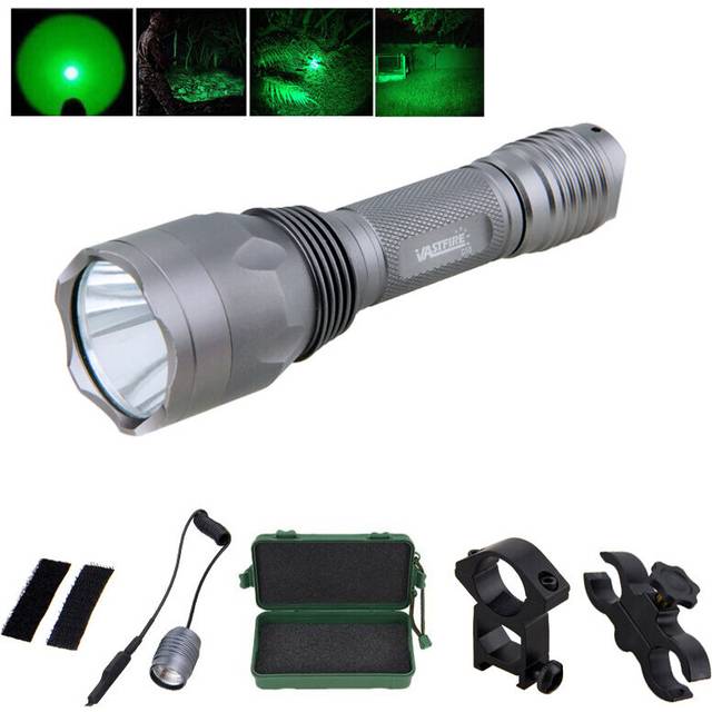 VASTFIRE 1000Lumen Zoomable USB Rechargeable Spotlight LED Flashlight Tactical Flashlight Outdoor Waterproof 18650 Flashlight