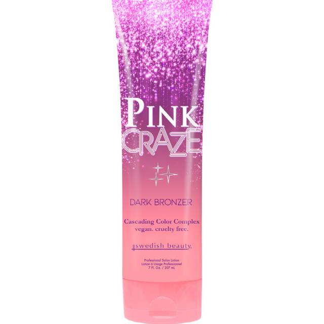 Swedish Beauty Pink Craze Dark Bronzer Tanning Lotion Midnight Sparkle - 207ml