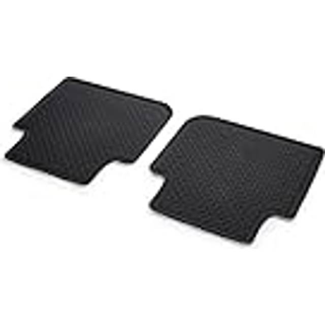 Vw tiguan allspace rear floor mats set black rubber genuine 5na061512a 82v