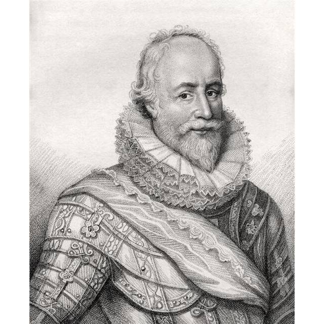 George Carew 1st Earl of Totnes Baron Carew of Clopton 1555-1629 English Soldier & Administrator From the Book A Catal Poster Print, 26 x 32