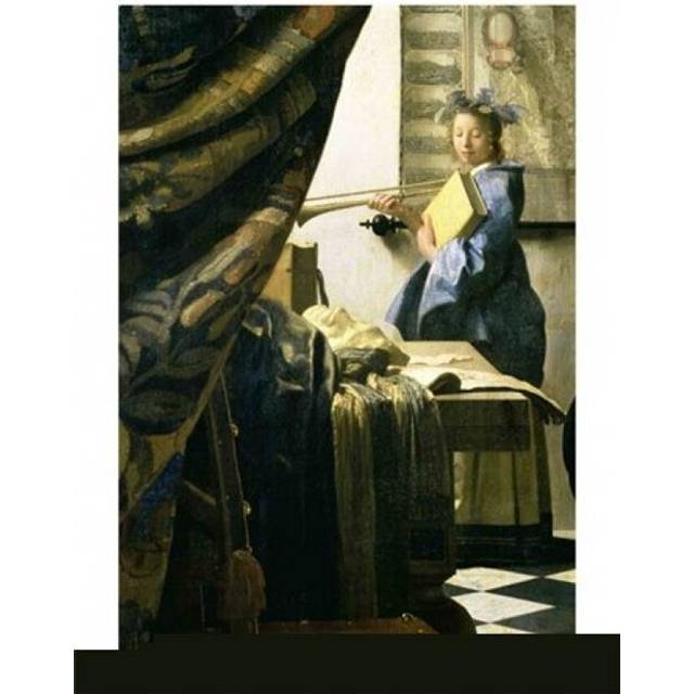 The Artists Studio Poster Print by Johannes Vermeer - 18 x 24 in.