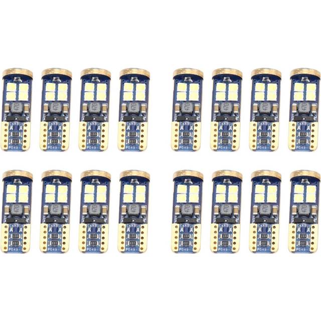 T10 168 LED Car Bulb 16Pcs 194 W5W 12-Smd 3030 Chipset LED Bulbs Canbus