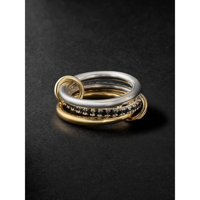 Spinelli Kilcollin - Gold, Silver and Diamond Ring - Men - Gold - 10