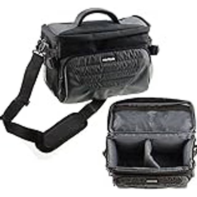 Navitech grey camera bag for panasonic lumix dmc-fz330 bridge camera