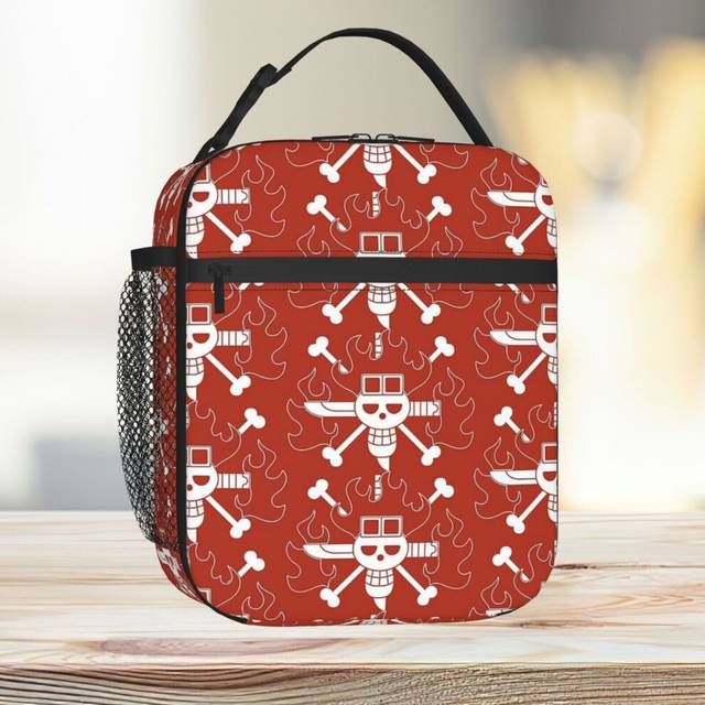 Lunch Bag Kid Pirates Jolly Roger Tote Insulated Cooler Kids School Travel