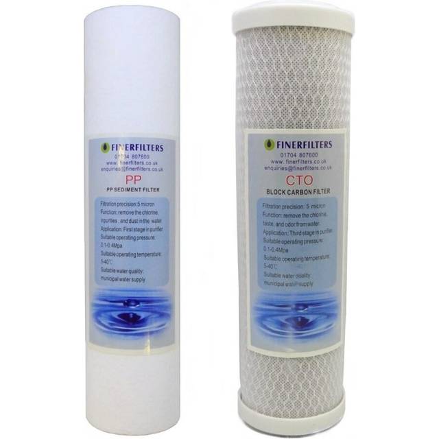 Reverse Osmosis Replacement Filter Pack -  5 Micron Sediment & 5 Micron Carbon Block Filter