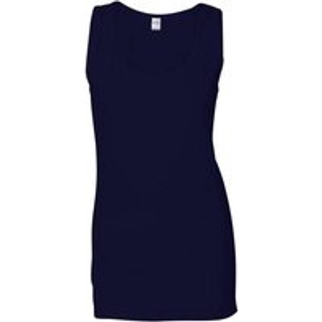 (10 UK, Navy) Gildan Womens/Ladies Softstyle Plain Tank Top