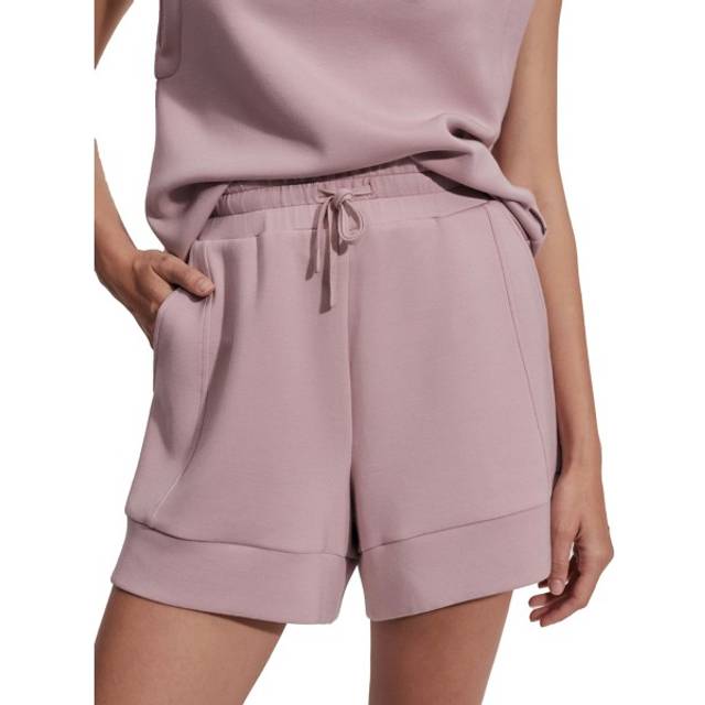 Varley Womens Ice Mauve Atrium Drawstring-waist Stretch-woven Shorts Xl