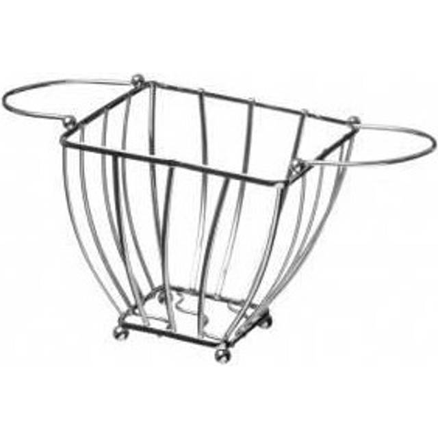 Premier Housewares - Chrome Fruit Basket with Round Handle