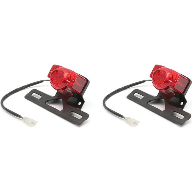 2X Tail Light Motorcycle Rear Lamp Taillight for Monkey Z50 Z50JZ Z 50 KDF Bike