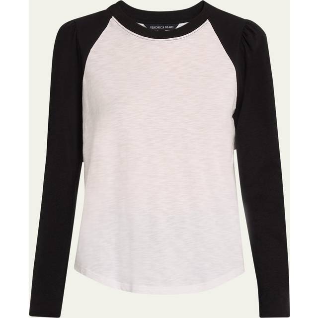 Mason Long-Sleeve Baseball Tee - WHITEBLACK - X-Large